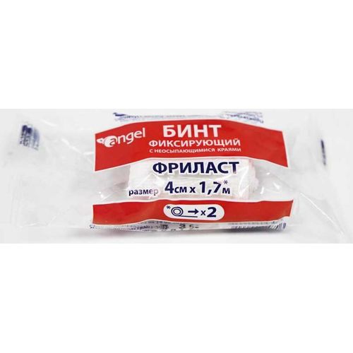 ANGEL ФРИЛАСТ БИНТ ФИКСИРУЮЩИЙ С НЕОСЫПАЮЩИМИСЯ КРАЯМИ БИНТ САМОФИКСИРУЮЩИЙСЯ 1,7 МX10,0 СМ №1, УПАКОВКА