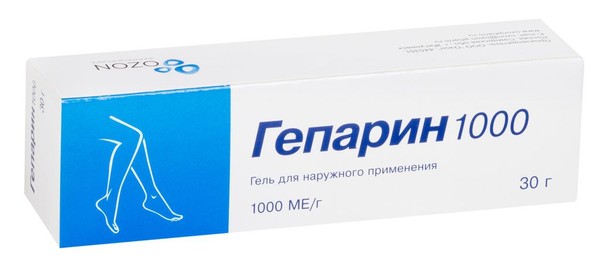 ГЕПАРИН 1000 ГЕЛЬ ДЛЯ НАРУЖНОГО ПРИМЕНЕНИЯ 1 ТЫС.МЕ/Г 30 Г №1, ТУБЫ АЛЮМИНИЕВЫЕ